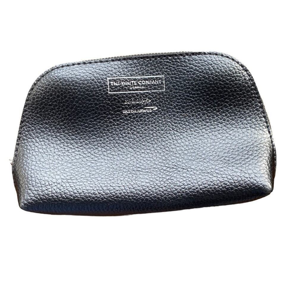 British Airways The White Company Black Amenity Bag - Empty